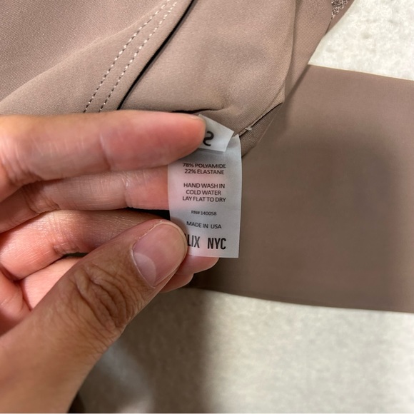 ALIX NYC Wrenn Bodysuit In Brown Slate Size S - Picture 9 of 12